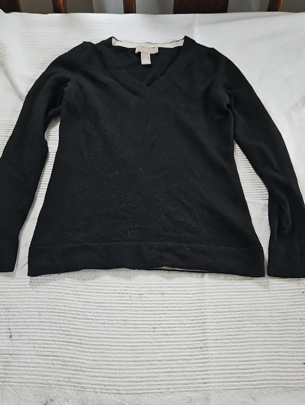 Banana Republic Black V-Neck Women's Sweater